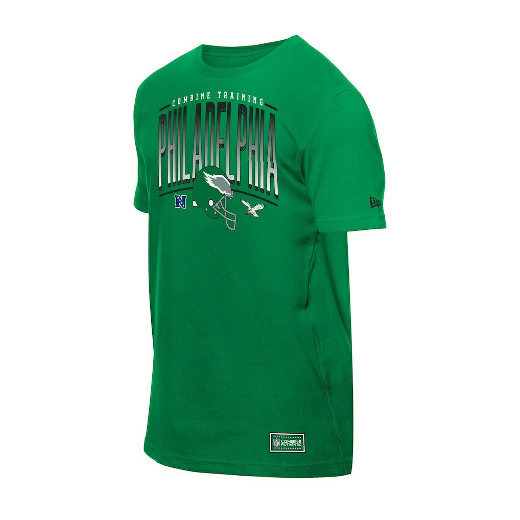 Philadelphia Eagles New Era Combine Authentic Training Throwback T-Shirt