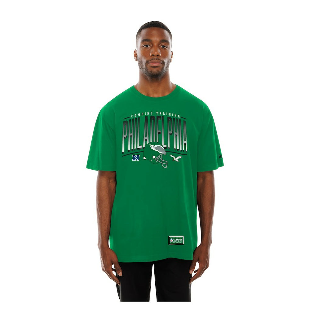 Philadelphia Eagles New Era Combine Authentic Training Throwback T-Shirt