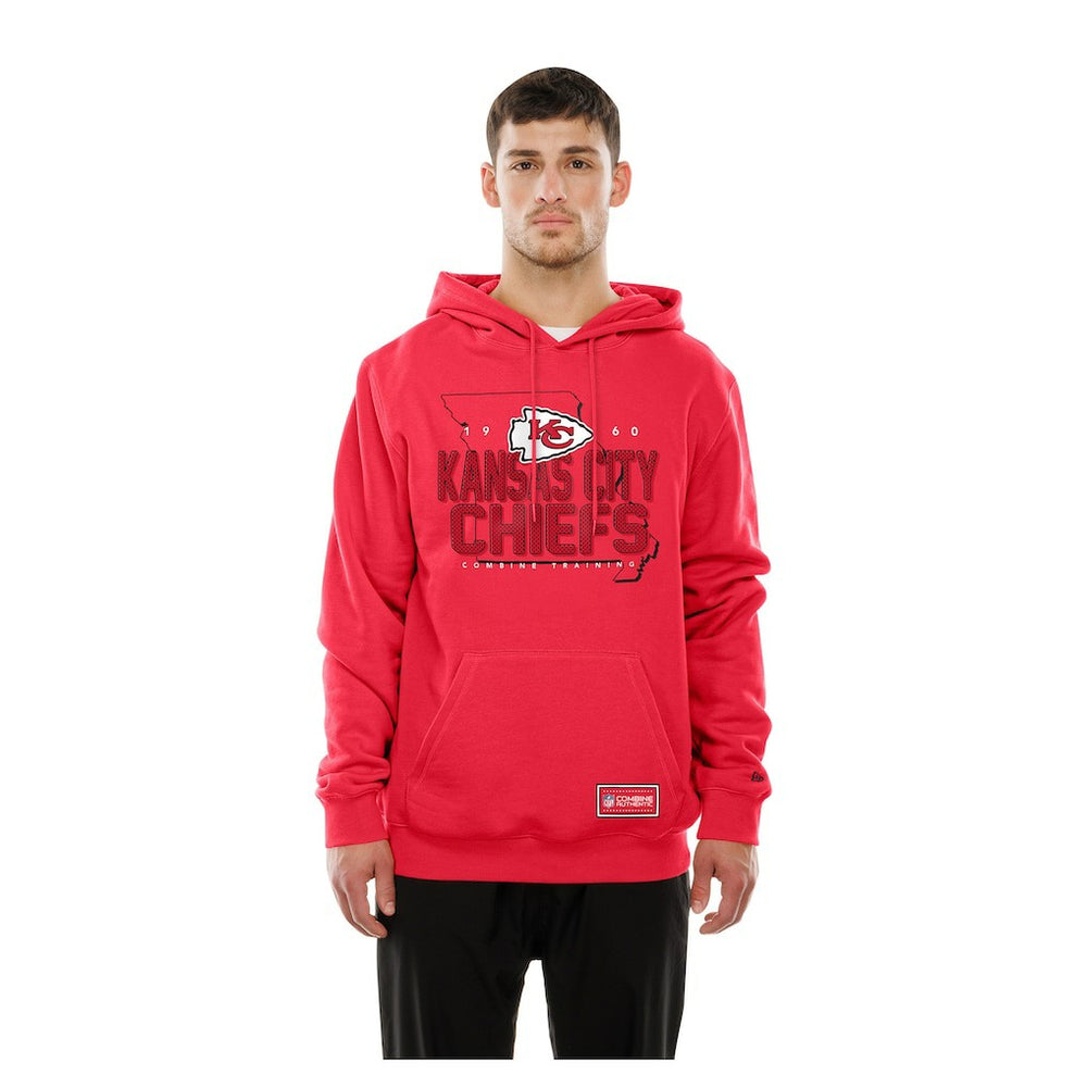 Kansas City Chiefs New Era Combine Authentic Local State Throwback Hoodie
