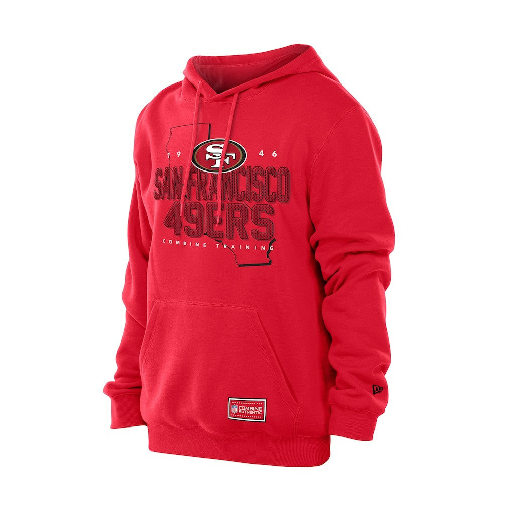 San Francisco 49ers New Era Combine Authentic Local State Throwback Hoodie