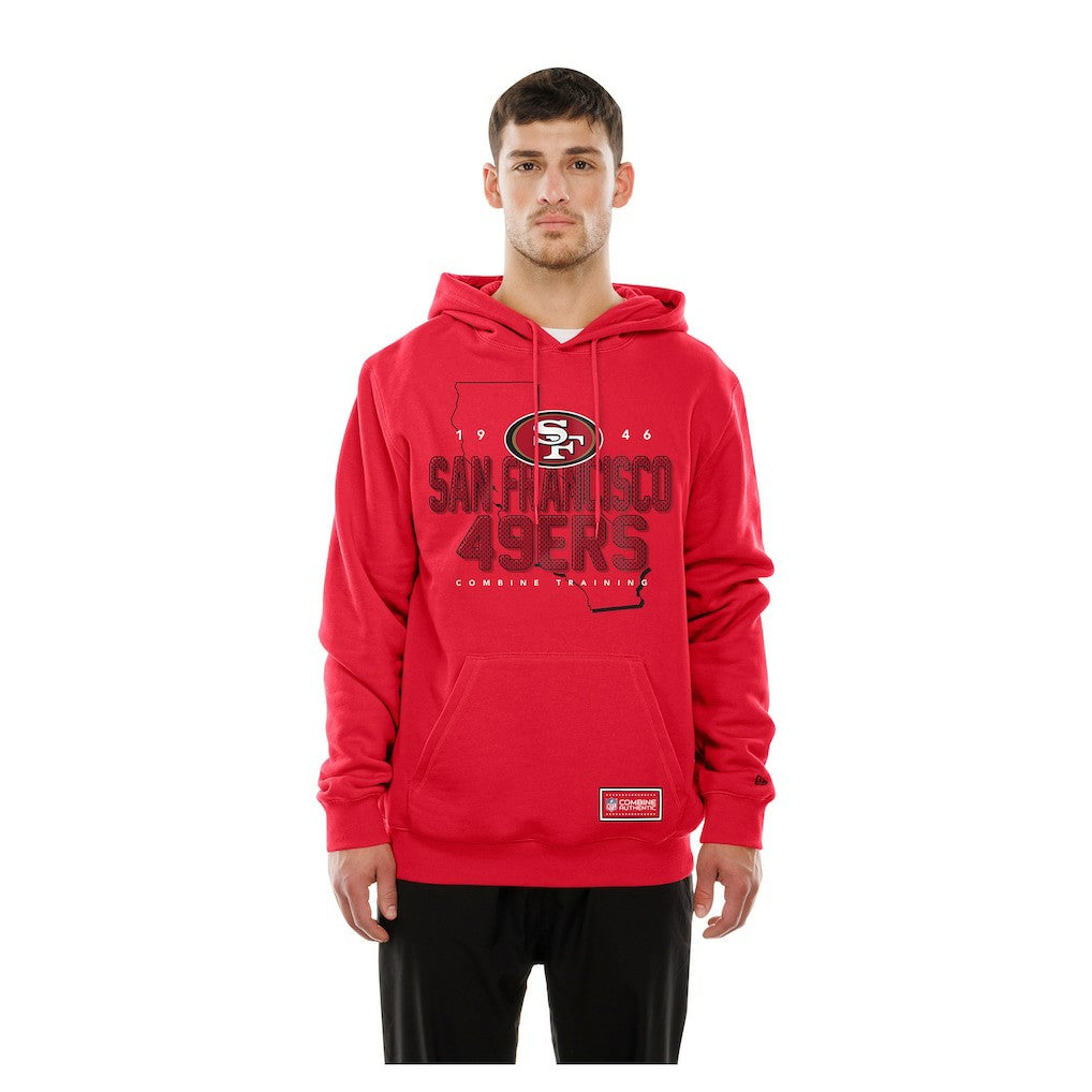 San Francisco 49ers New Era Combine Authentic Local State Throwback Hoodie