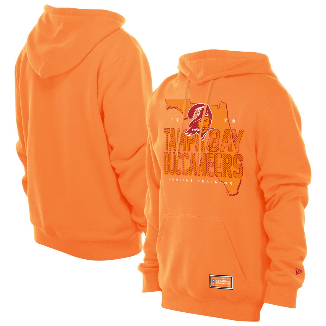 Tampa Bay Buccaneers New Era Combine Authentic Local State Throwback Hoodie