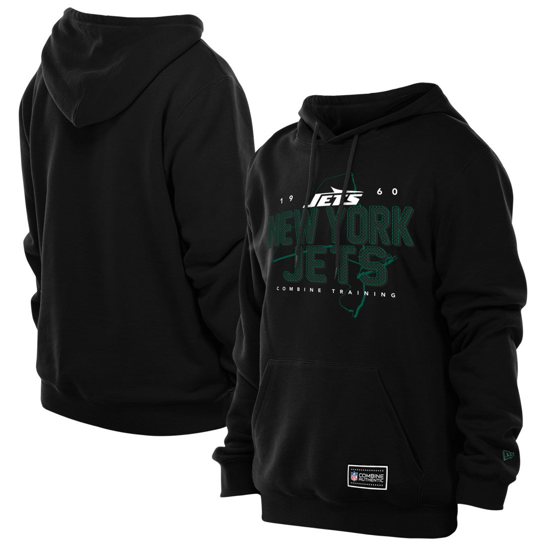 New York Jets New Era Combine Authentic Local State Hoodie