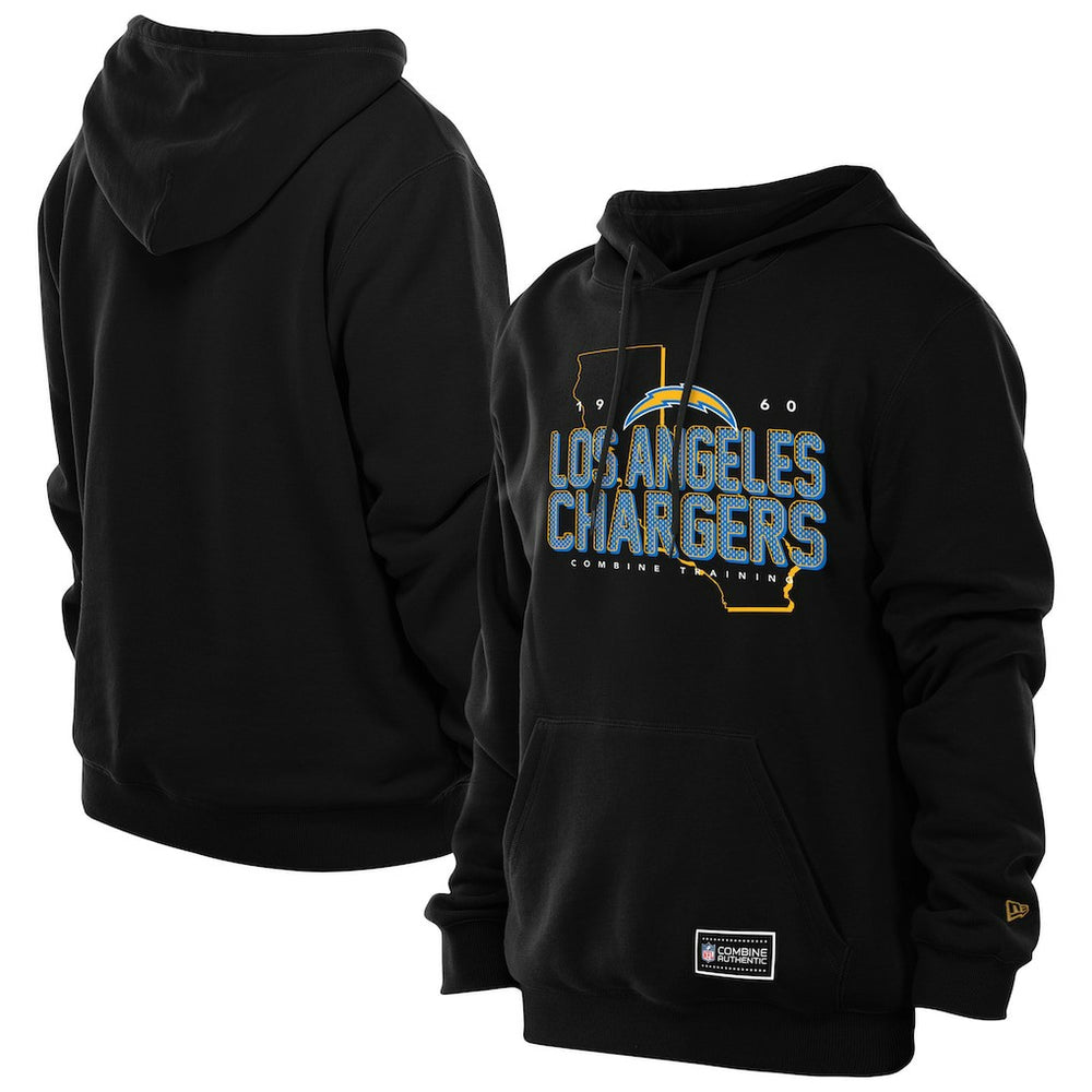Los Angeles Chargers New Era Combine Authentic Local State Hoodie