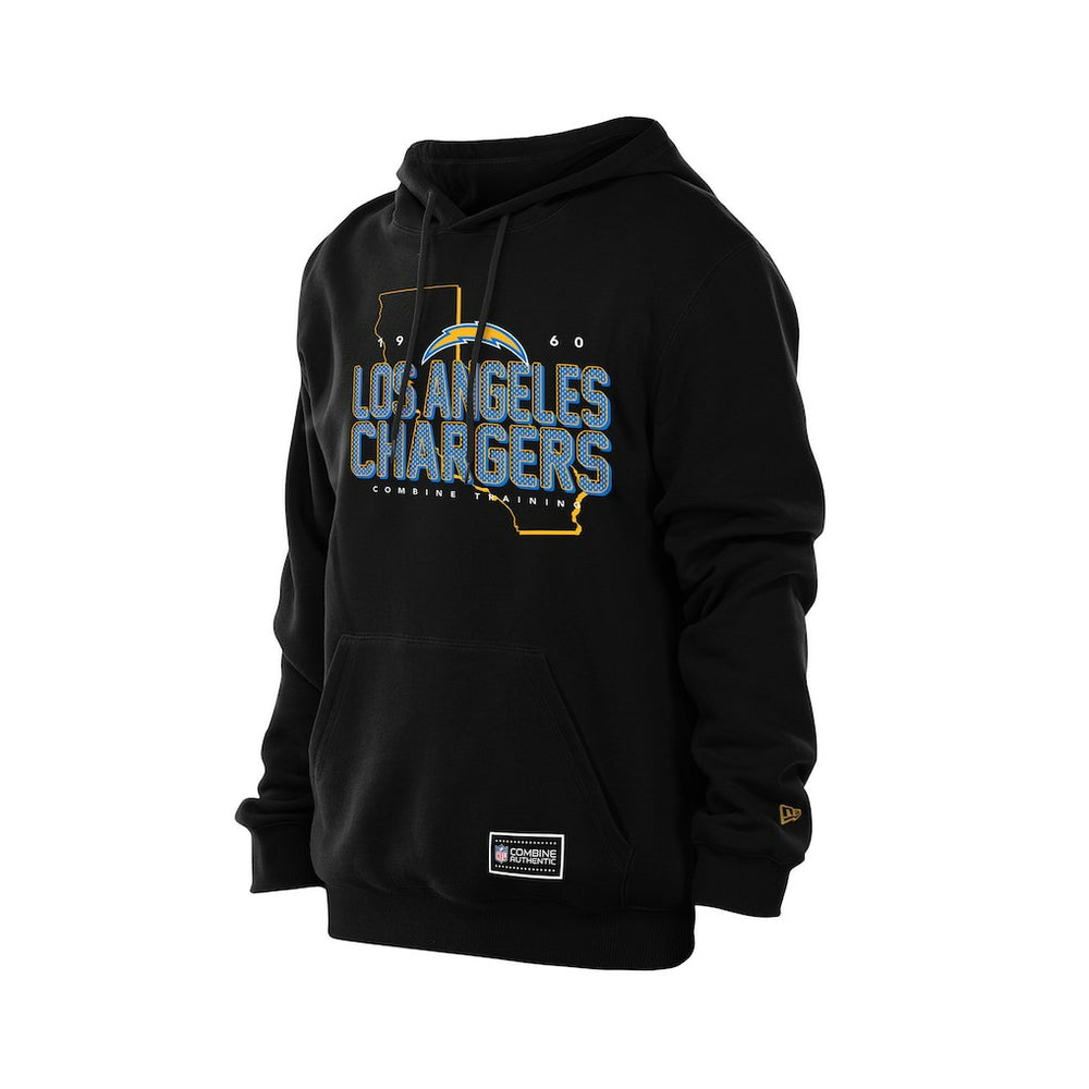 Los Angeles Chargers New Era Combine Authentic Local State Hoodie