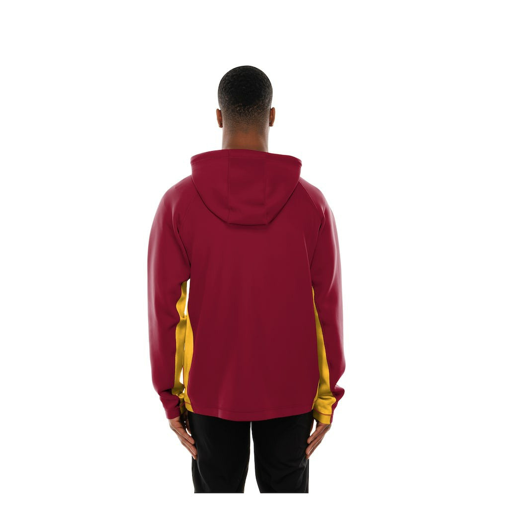 Washington Commanders New Era Combine Authentic Raglan Scuba Full-Zip Hoodie