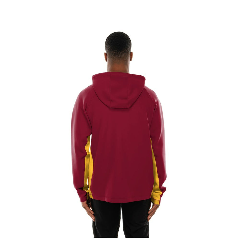 Washington Commanders New Era Combine Authentic Raglan Scuba Full-Zip Hoodie