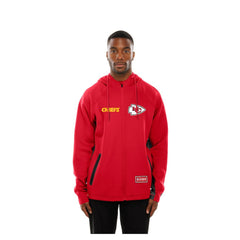 Kansas City Chiefs New Era Combine Authentic Raglan Scuba Full-Zip Hoodie