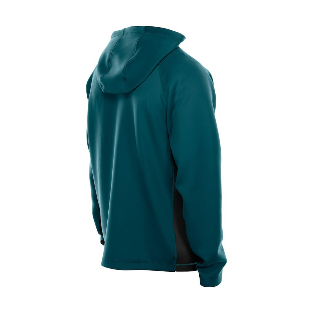 Philadelphia Eagles New Era Combine Authentic Raglan Scuba Full-Zip Hoodie