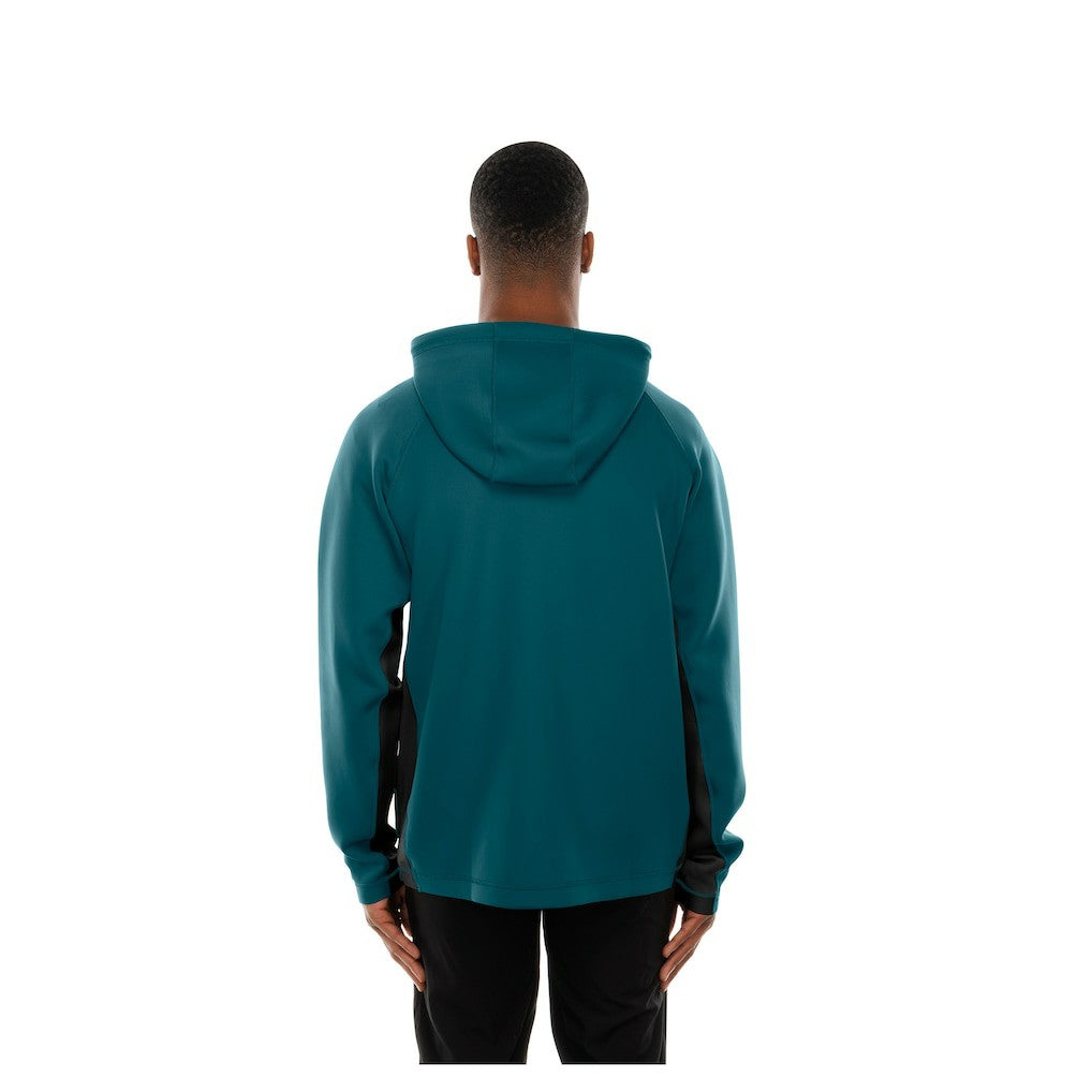 Philadelphia Eagles New Era Combine Authentic Raglan Scuba Full-Zip Hoodie