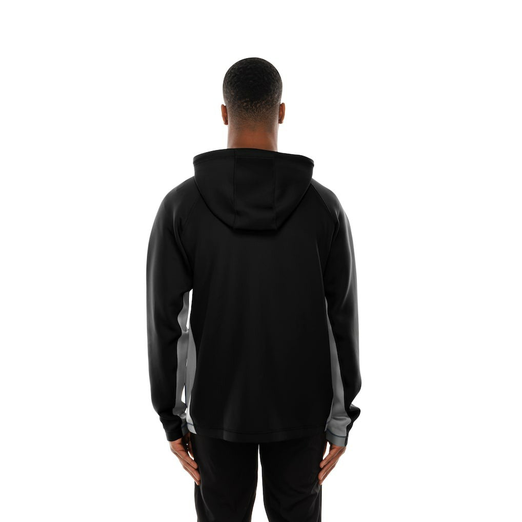 Las Vegas Raiders New Era Combine Authentic Raglan Scuba Full-Zip Hoodie