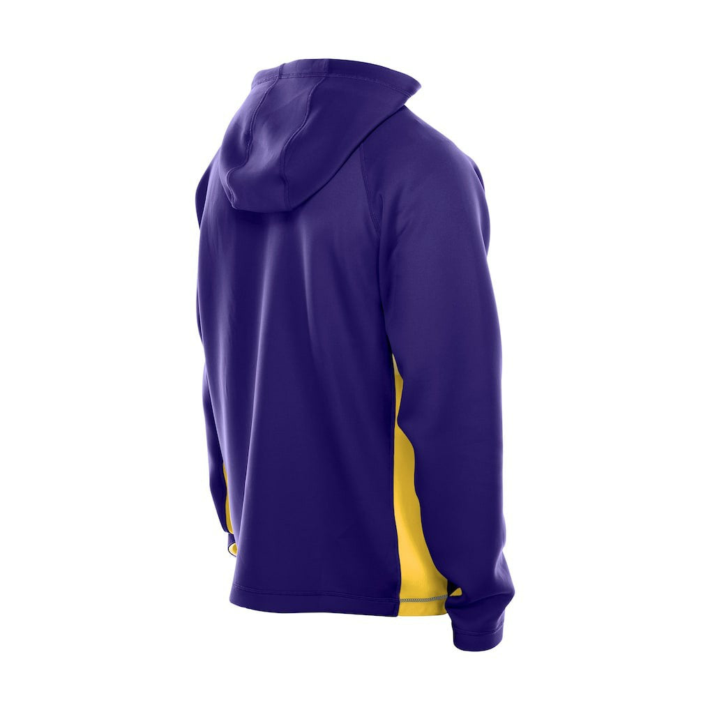Minnesota Vikings New Era Combine Authentic Raglan Scuba Full-Zip Hoodie