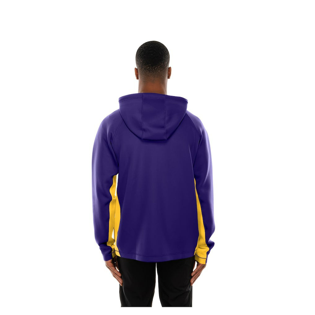 Minnesota Vikings New Era Combine Authentic Raglan Scuba Full-Zip Hoodie
