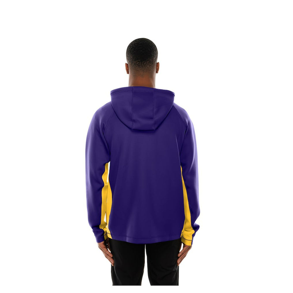 Minnesota Vikings New Era Combine Authentic Raglan Scuba Full-Zip Hoodie