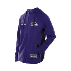 Baltimore Ravens New Era Combine Authentic Raglan Scuba Full-Zip Hoodie