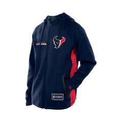 Houston Texans New Era Combine Authentic Raglan Scuba Full-Zip Hoodie
