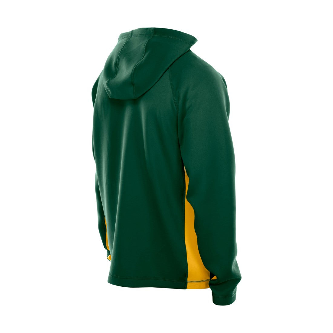 Green Bay Packers New Era Combine Authentic Raglan Scuba Full-Zip Hoodie