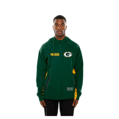 Green Bay Packers New Era Combine Authentic Raglan Scuba Full-Zip Hoodie
