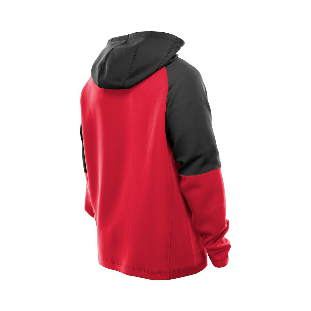 Kansas City Chiefs New Era Combine Authentic Color Block Raglan Pullover Hoodie