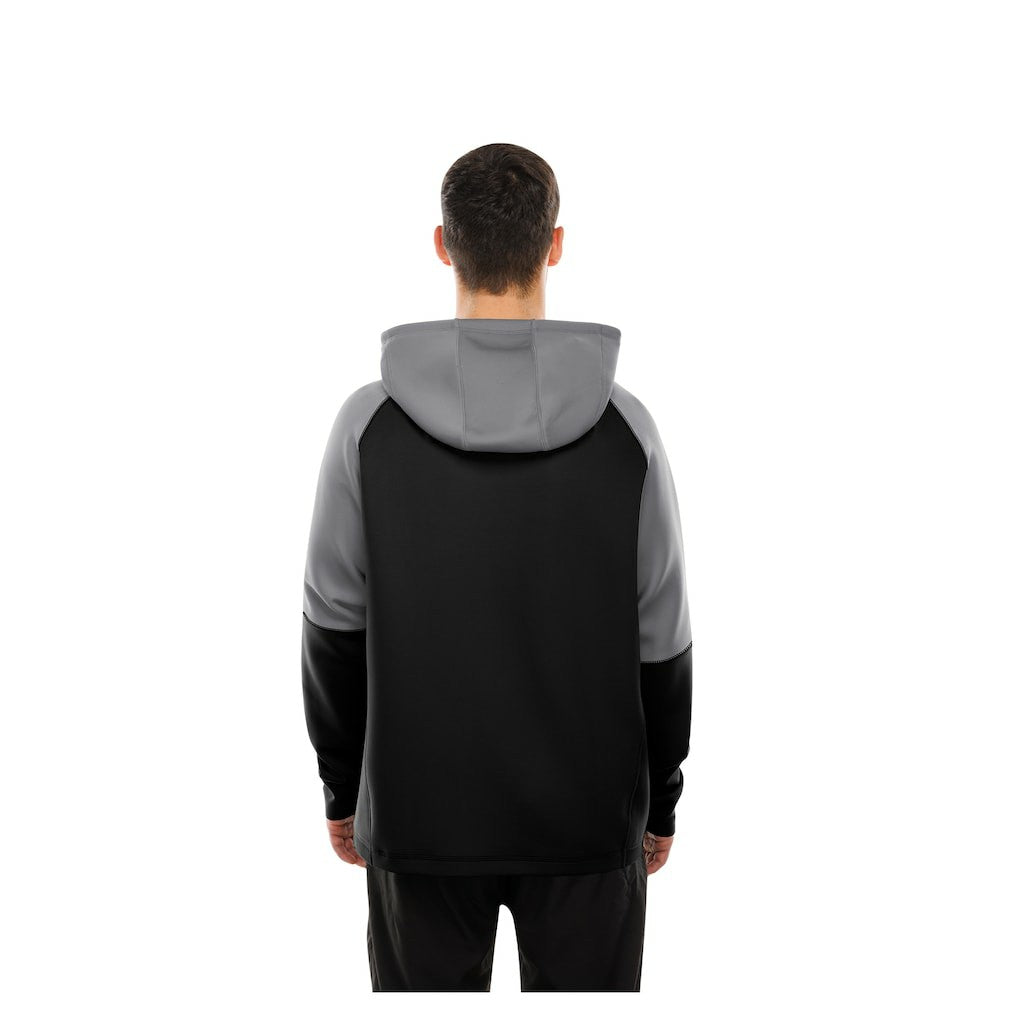 Las Vegas Raiders New Era Combine Authentic Color Block Raglan Pullover Hoodie