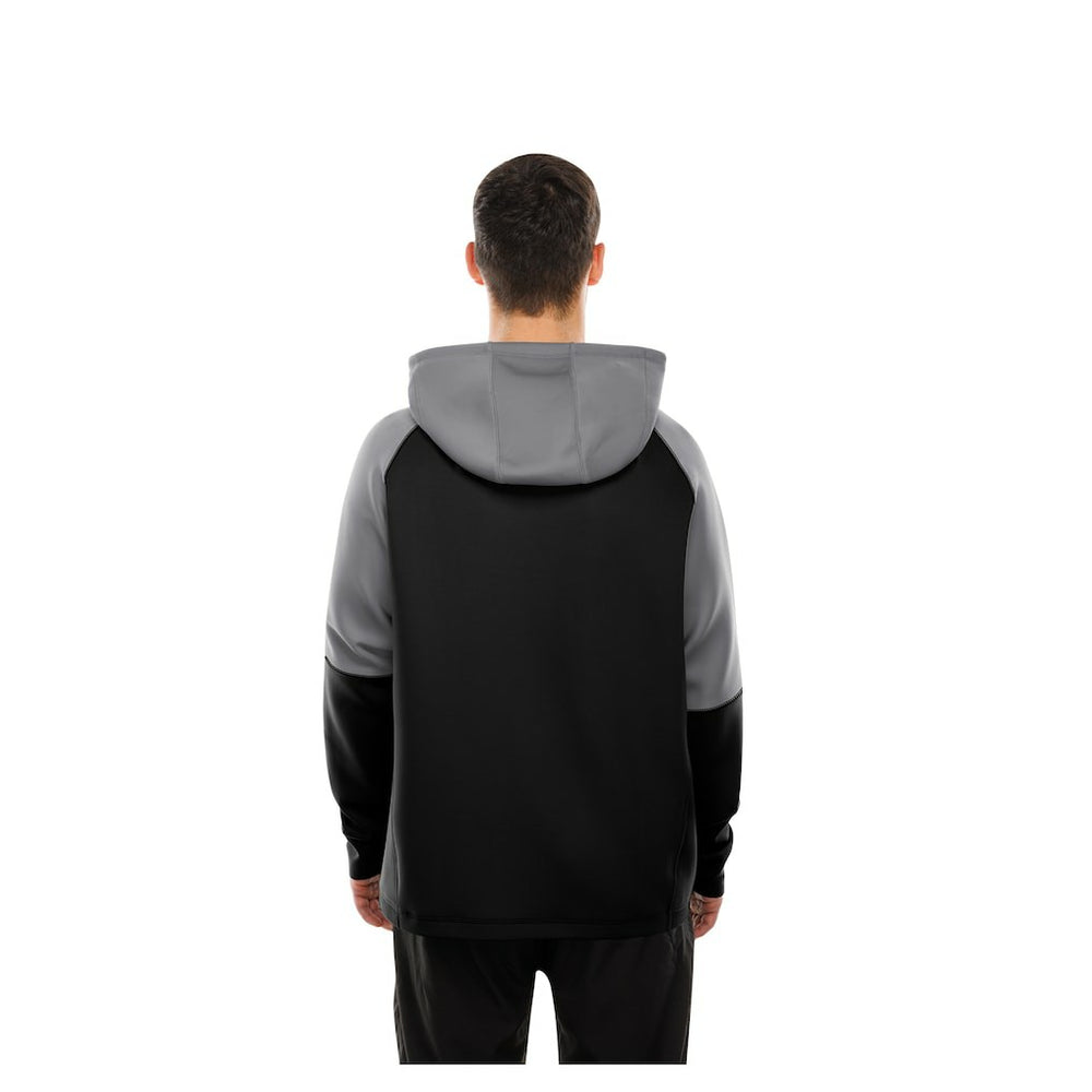 Las Vegas Raiders New Era Combine Authentic Color Block Raglan Pullover Hoodie