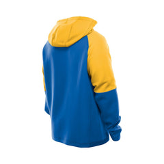 Los Angeles Rams New Era Combine Authentic Color Block Raglan Pullover Hoodie