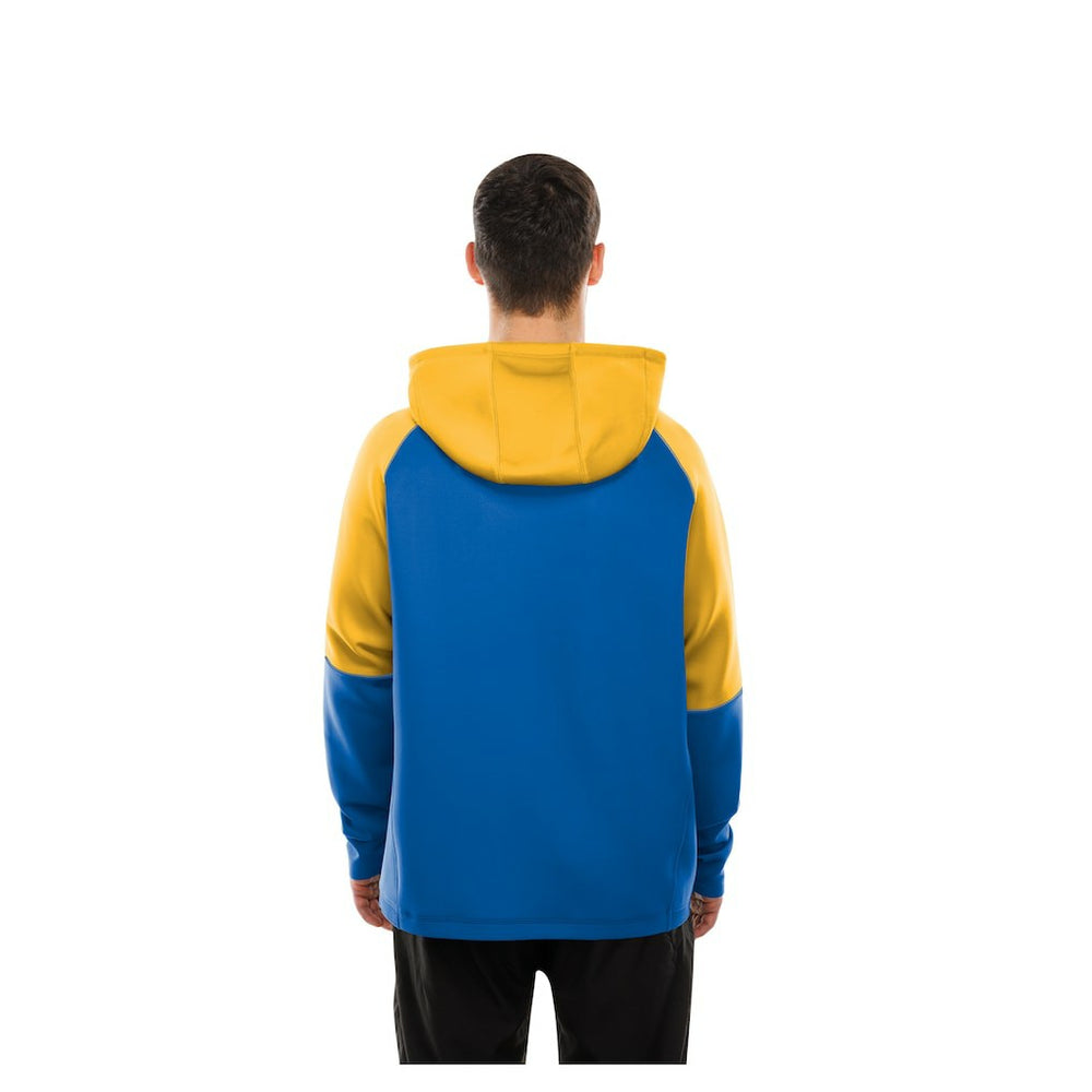 Los Angeles Rams New Era Combine Authentic Color Block Raglan Pullover Hoodie