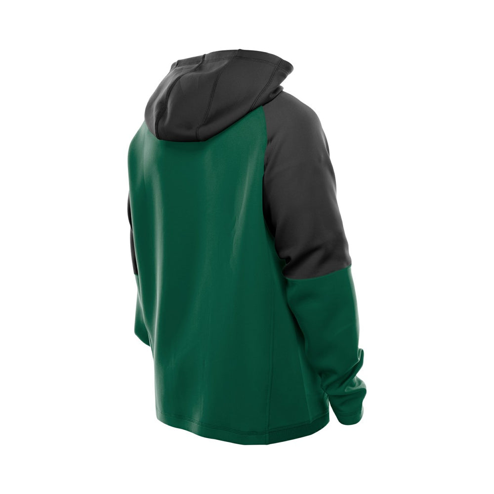 New York Jets New Era Combine Authentic Color Block Raglan Pullover Hoodie