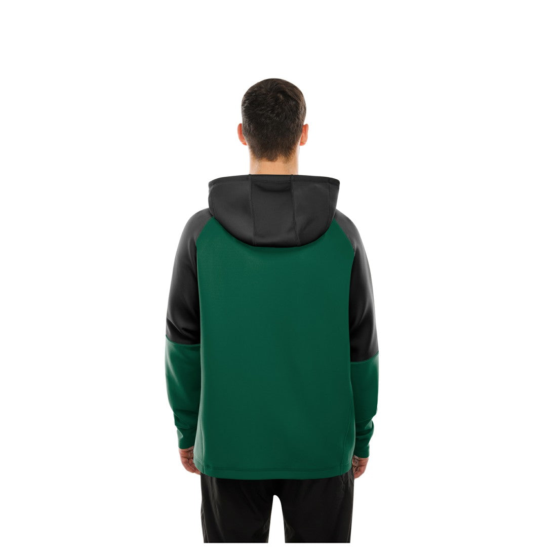 New York Jets New Era Combine Authentic Color Block Raglan Pullover Hoodie