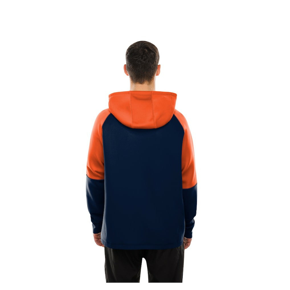 Chicago Bears New Era Combine Authentic Color Block Raglan Pullover Hoodie