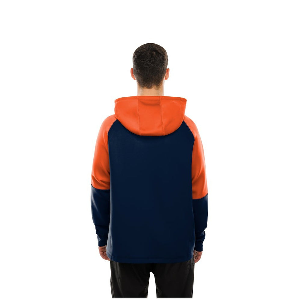 Chicago Bears New Era Combine Authentic Color Block Raglan Pullover Hoodie