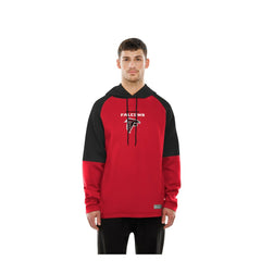 Atlanta Falcons New Era Combine Authentic Color Block Raglan Pullover Hoodie