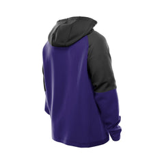 Baltimore Ravens New Era Combine Authentic Color Block Raglan Pullover Hoodie