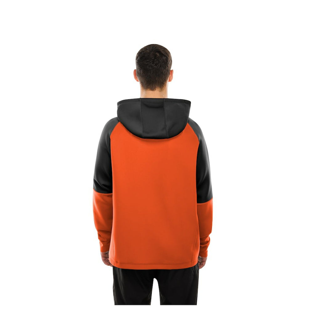 Cincinnati Bengals New Era Combine Authentic Color Block Raglan Pullover Hoodie