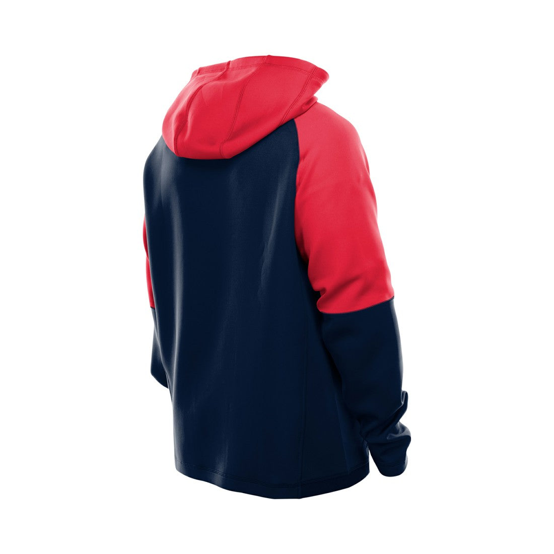 Houston Texans New Era Combine Authentic Color Block Raglan Pullover Hoodie