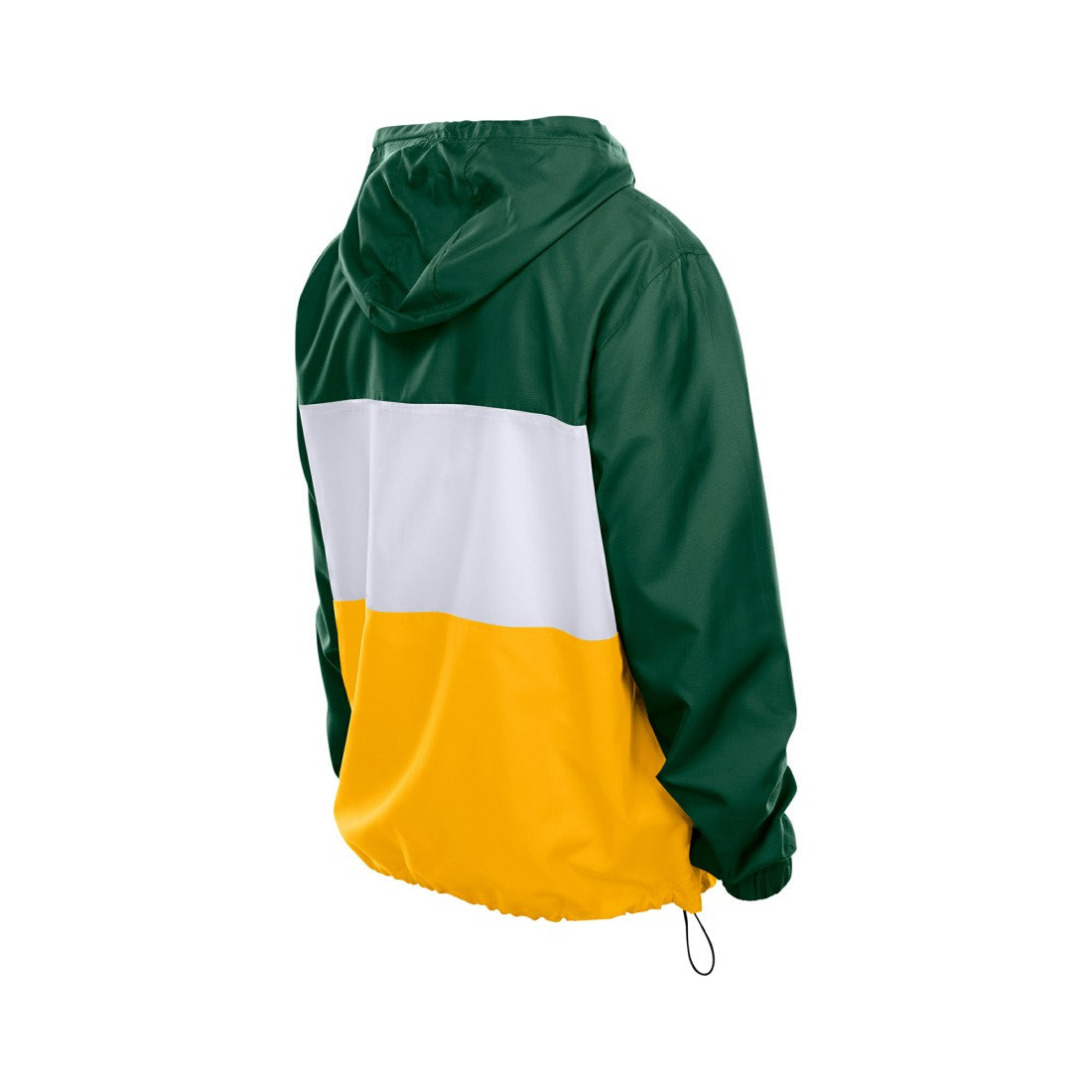 Green Bay Packers New Era Ripstop Quarter-Zip Hooded Windbreaker
