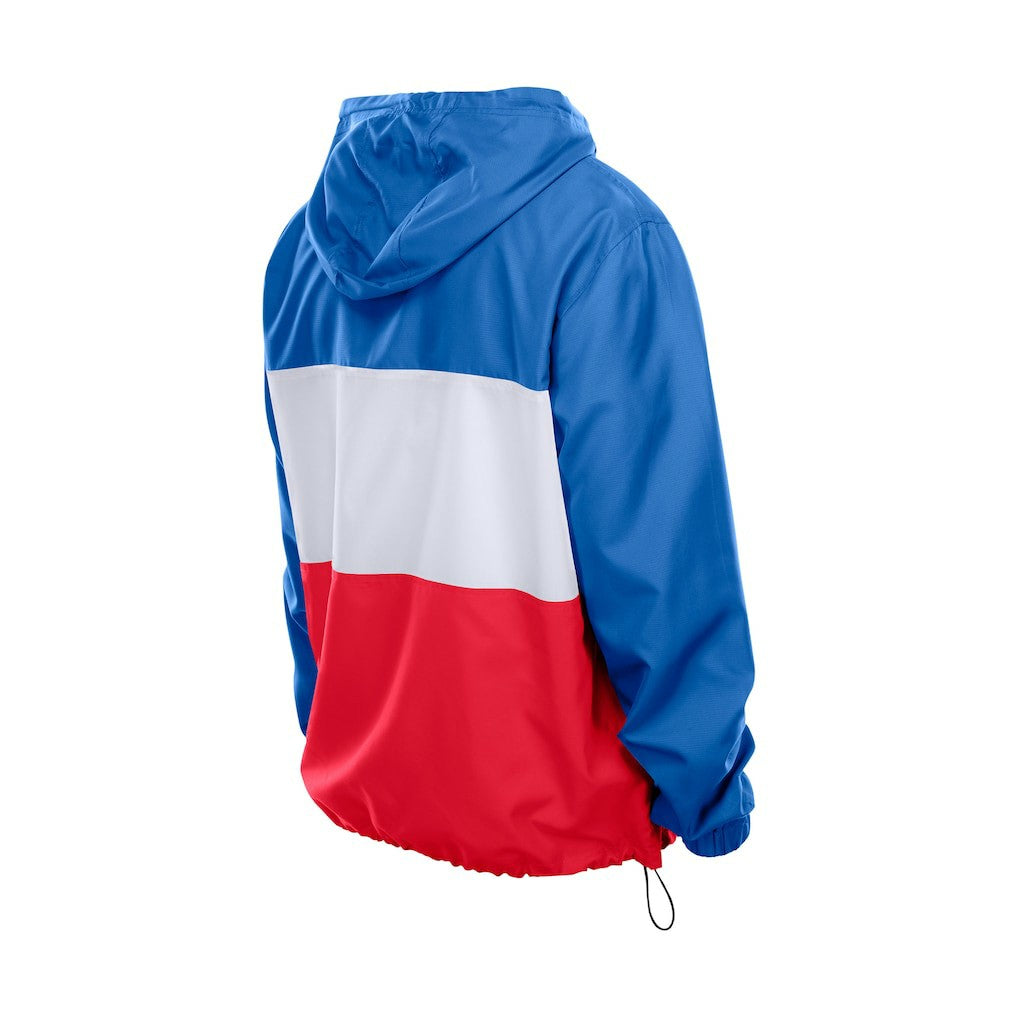 Buffalo Bills New Era Ripstop Quarter-Zip Hooded Windbreaker
