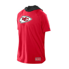 Kansas City Chiefs New Era Combine Authentic Hooded Raglan Short-Sleeve T-Shirt