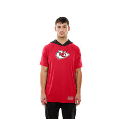 Kansas City Chiefs New Era Combine Authentic Hooded Raglan Short-Sleeve T-Shirt