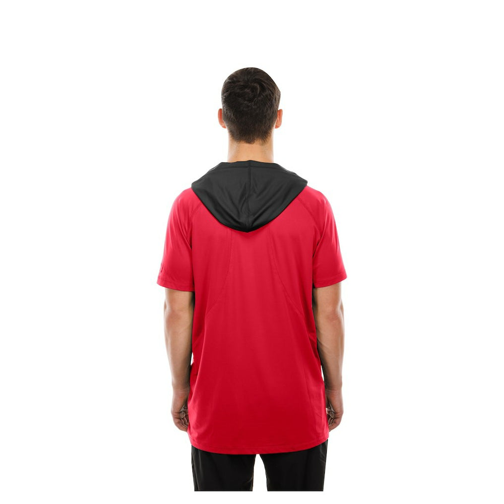 Kansas City Chiefs New Era Combine Authentic Hooded Raglan Short-Sleeve T-Shirt
