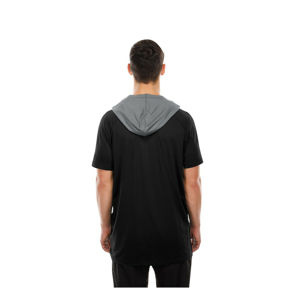 Las Vegas Raiders New Era Combine Authentic Hooded Raglan Short-Sleeve T-Shirt