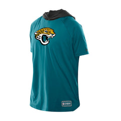 Jacksonville Jaguars New Era Combine Authentic Hooded Raglan Short-Sleeve T-Shirt