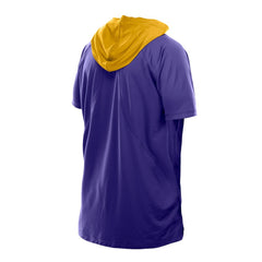 Minnesota Vikings New Era Combine Authentic Hooded Raglan Short-Sleeve T-Shirt