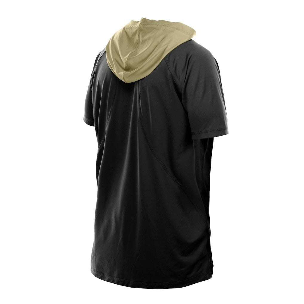 New Orleans Saints New Era Combine Authentic Hooded Raglan Short-Sleeve T-Shirt