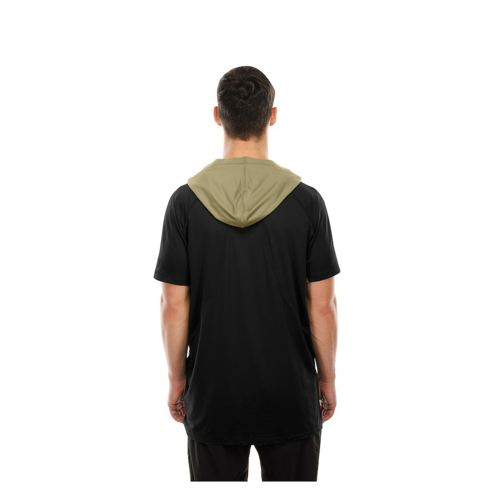 New Orleans Saints New Era Combine Authentic Hooded Raglan Short-Sleeve T-Shirt