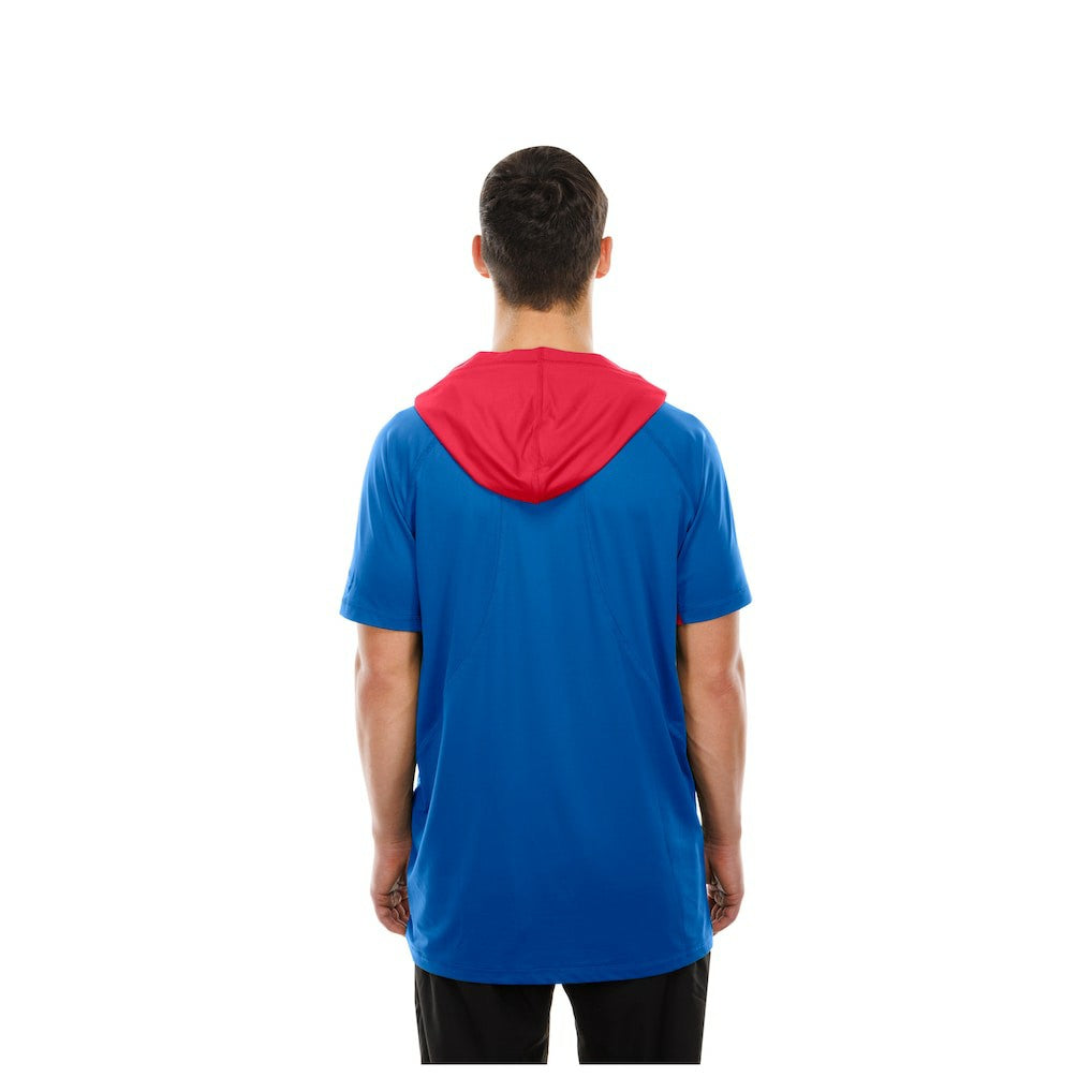 New York Giants New Era Combine Authentic Hooded Raglan Short-Sleeve T-Shirt