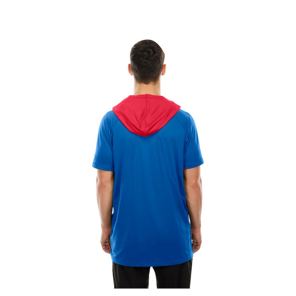 New York Giants New Era Combine Authentic Hooded Raglan Short-Sleeve T-Shirt