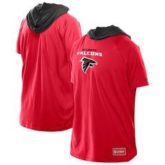 Atlanta Falcons New Era Combine Authentic Hooded Raglan Short-Sleeve T-Shirt