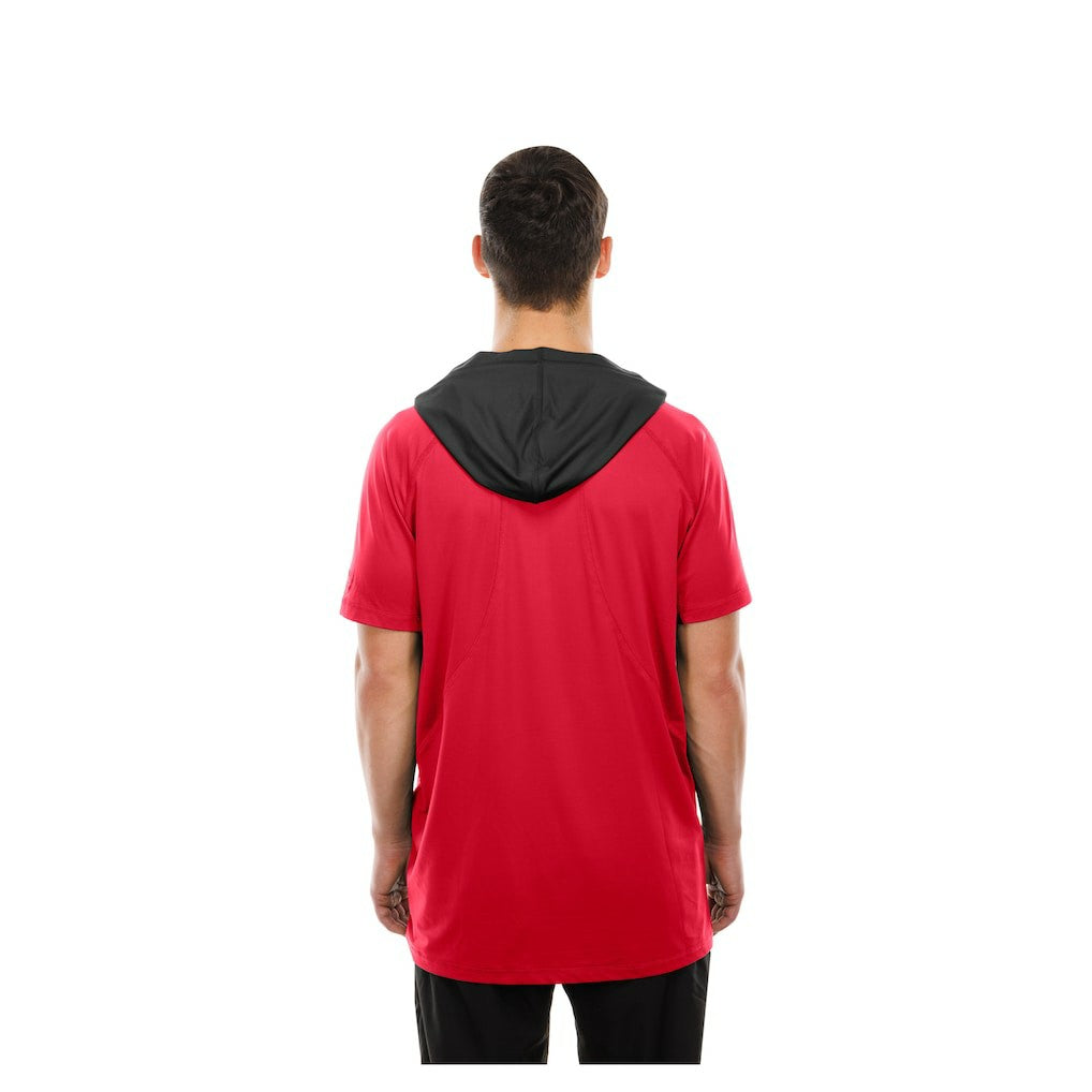 Atlanta Falcons New Era Combine Authentic Hooded Raglan Short-Sleeve T-Shirt