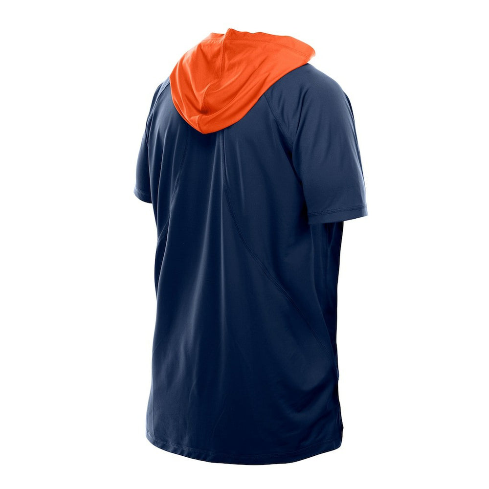 Chicago Bears New Era Combine Authentic Hooded Raglan Short-Sleeve T-Shirt